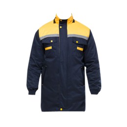 VM003 訂購冬季工作服棉服 男加厚耐磨車間工程汽修棉衣  可拆卸勞保反光條棉服  夾棉 長褸 VM003 訂購冬季工作服棉服 男加厚耐磨車間工程汽修棉衣  可拆卸勞保反光條棉服  夾棉 長褸